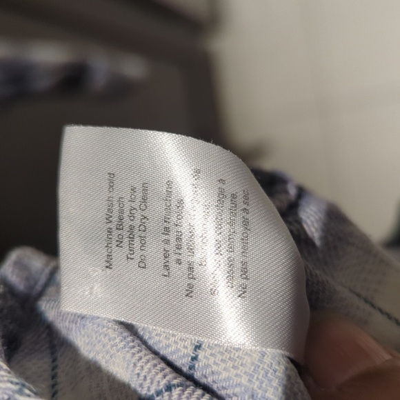 Women's TNA Boyfriend Hooded Blue Plaid Shirt - Size M Great Condition - Picture 4 of 4